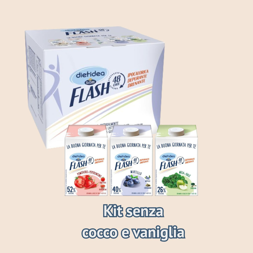 Dietidea FLASH 48 ore - Senza Cocco e Vaniglia ❌🥥