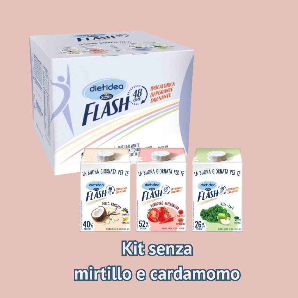 Dietidea FLASH 48 ore - Senza Mirtillo e Cardamomo ❌🫐