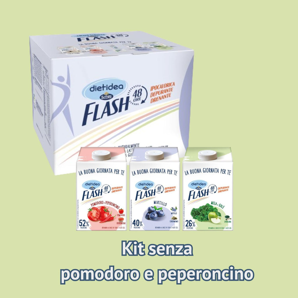 Dietidea FLASH 48 ore - Senza Pomodoro e Peperoncino ❌🍅